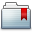 Favorites Folder Graphite Stripe Icon 32x32 png